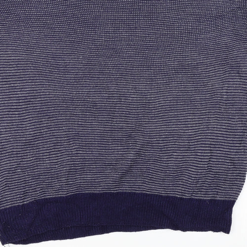 Pep&Co Womens Black Striped  Pullover Jumper Size L