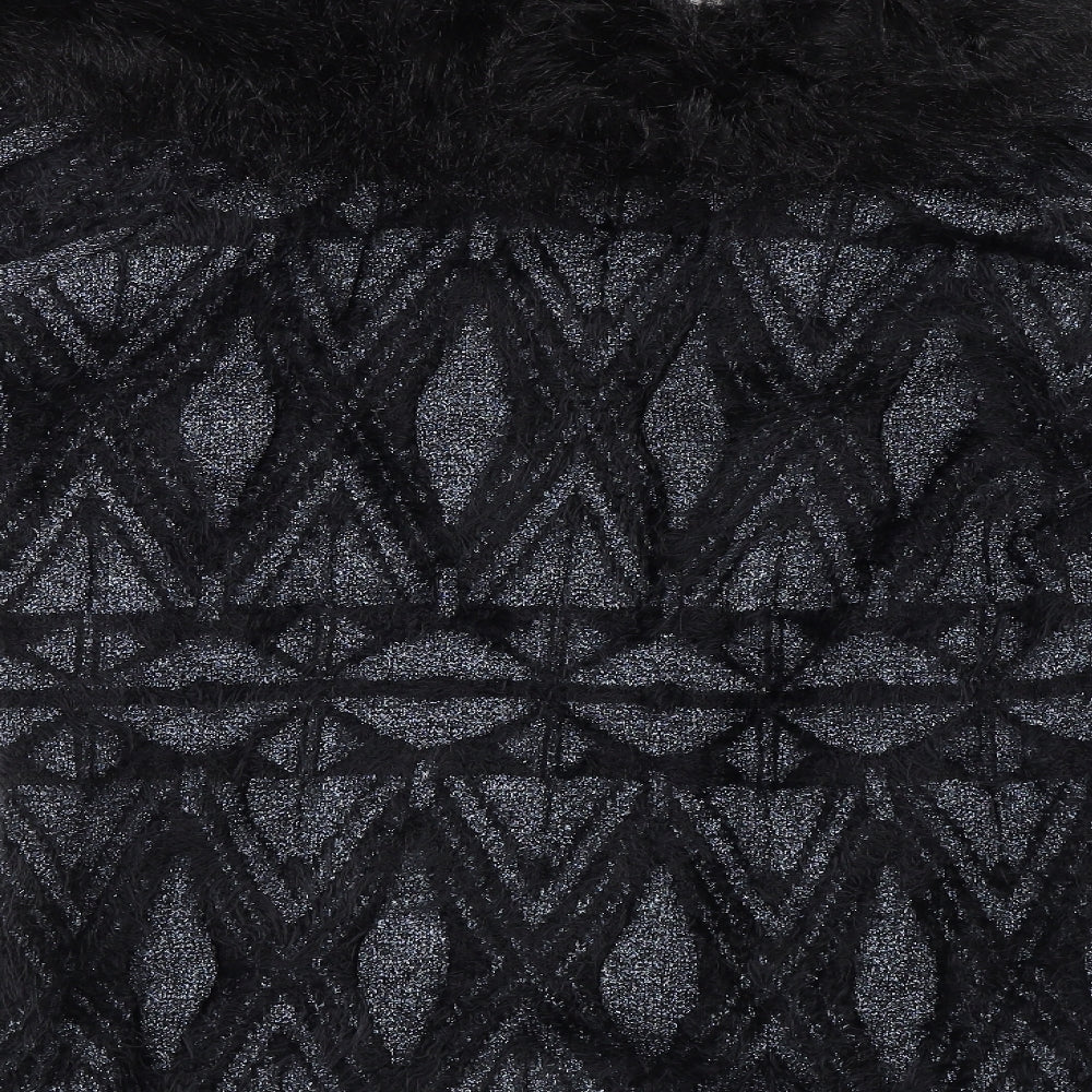 River Island Womens Blue Geometric  Cardigan Jumper Size 8