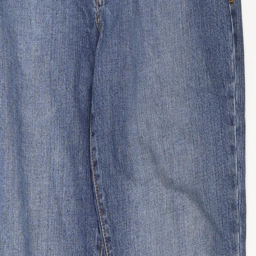 New Look Womens Blue  Denim Bootcut Jeans Size 12 L30 in