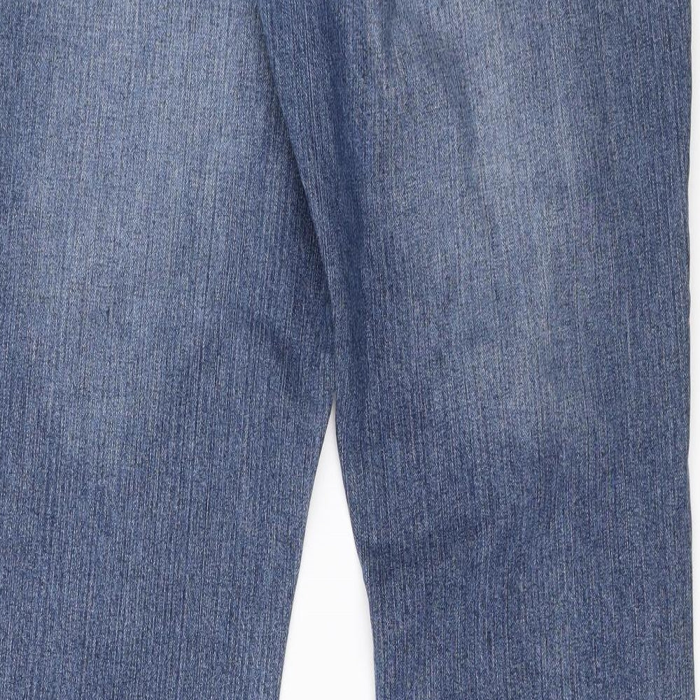 New Look Womens Blue  Denim Bootcut Jeans Size 12 L30 in