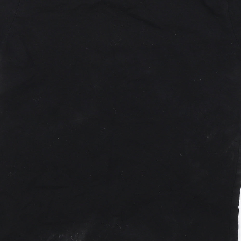 Preworn Boys Black   Basic T-Shirt Size 6-7 Years  - Floss like a boss