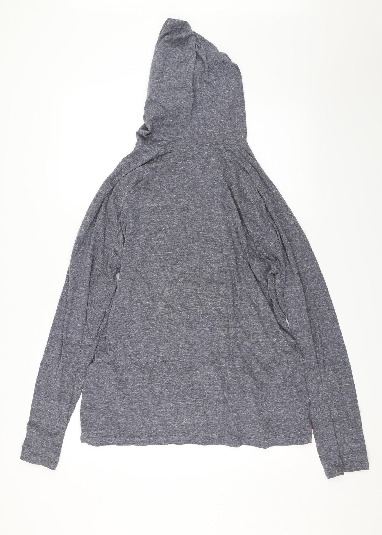 Topman Mens Grey   Pullover Hoodie Size L