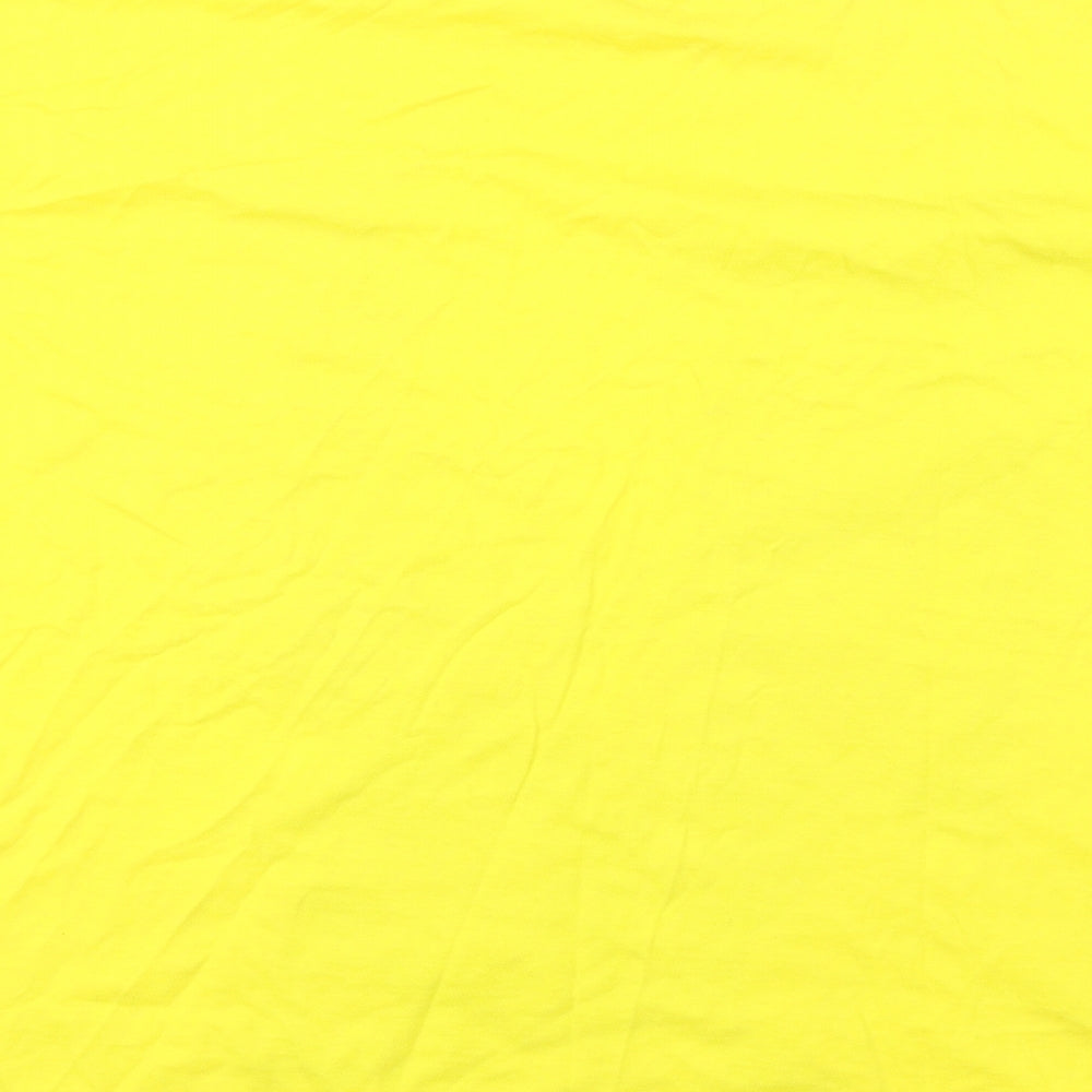 Cross Hatch Mens Yellow    T-Shirt Size 2XL