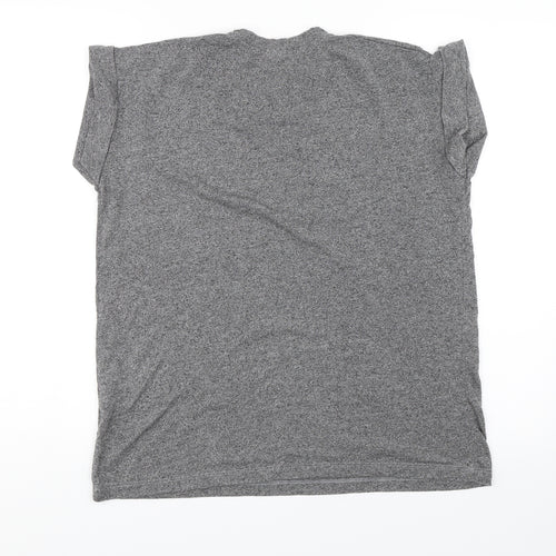 Atmosphere Womens Grey   Basic T-Shirt Size 10  - Let it go