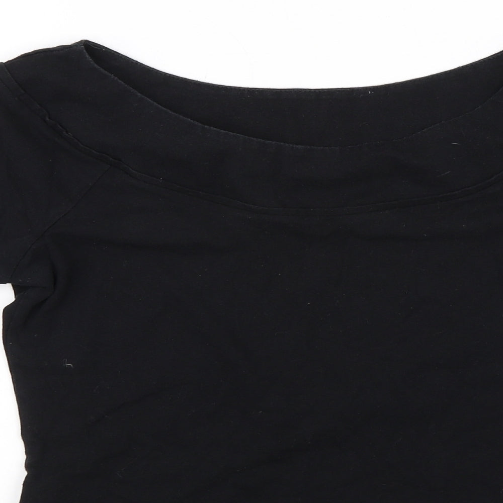 NEXT Womens Black   Jersey T-Shirt Size 8