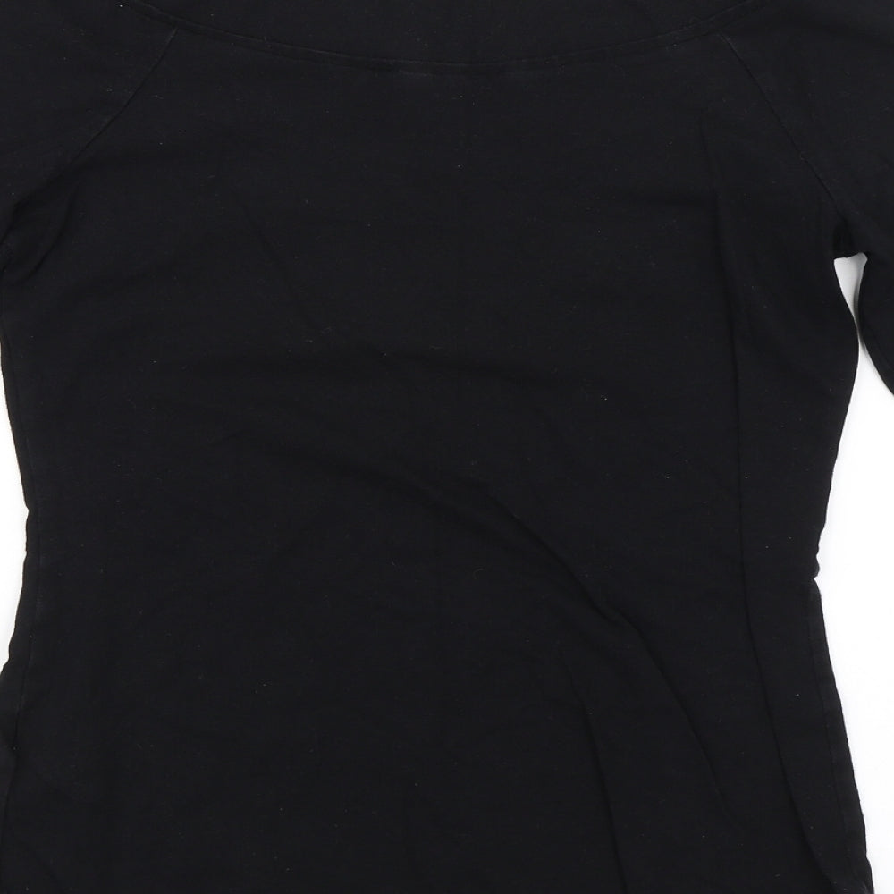 NEXT Womens Black   Jersey T-Shirt Size 8