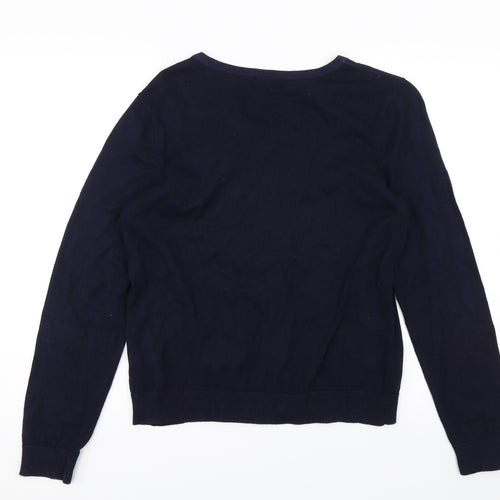 H&M Womens Blue   Cardigan Jumper Size L