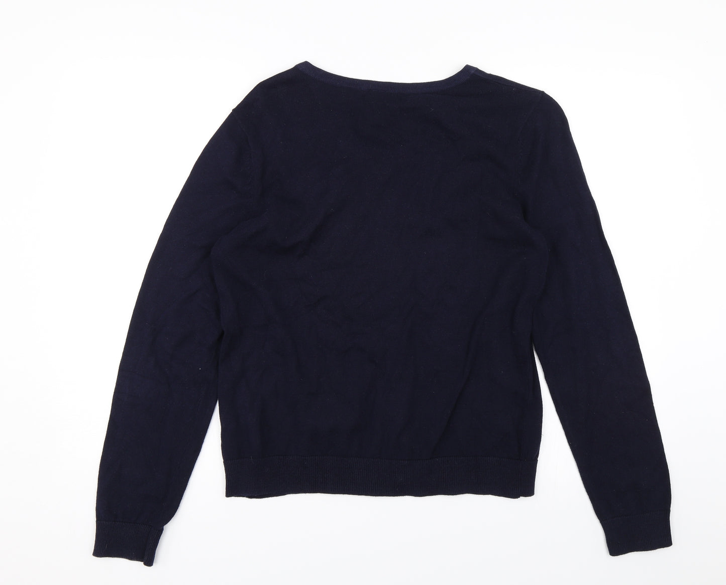 H&M Womens Blue   Cardigan Jumper Size L