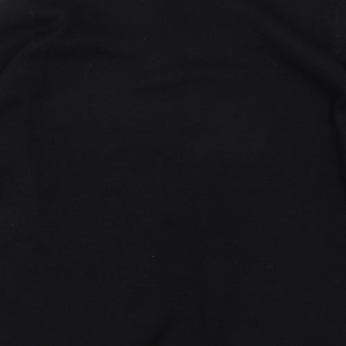 Eastex Womens Black Floral  Cardigan Jumper Size 12