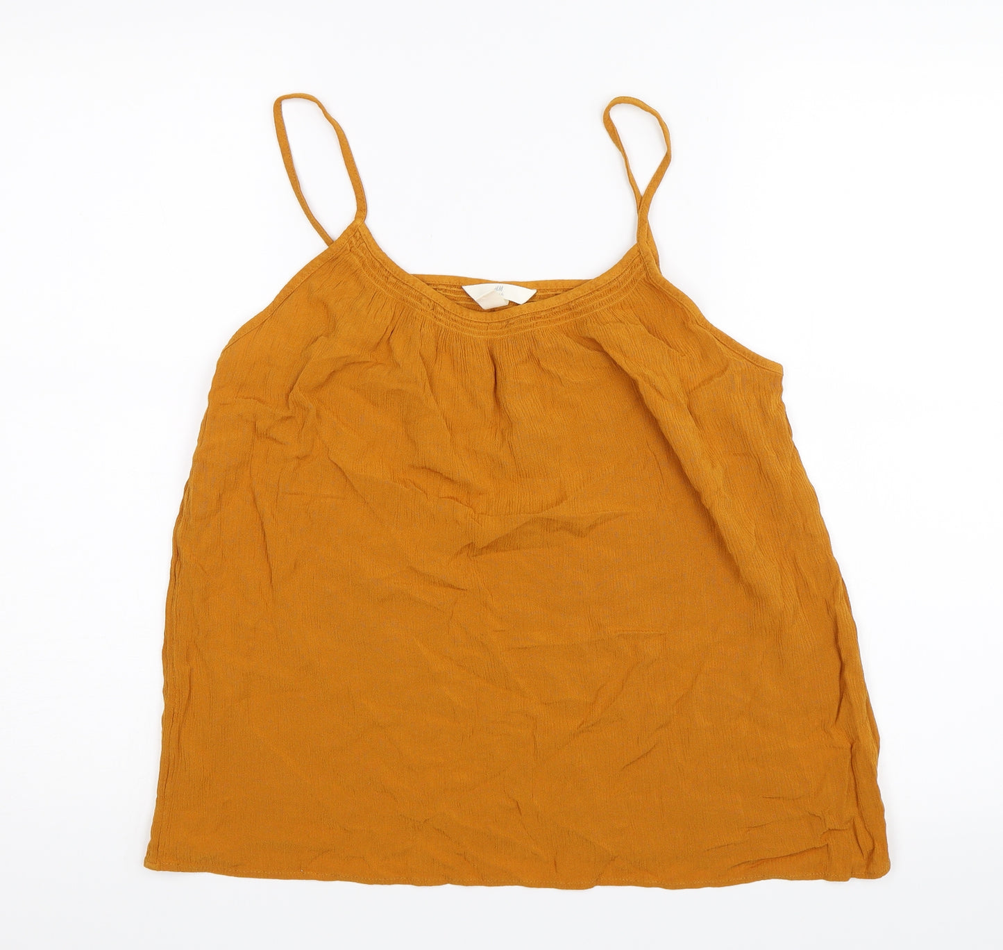 H&M Womens Orange   Camisole Blouse Size 10