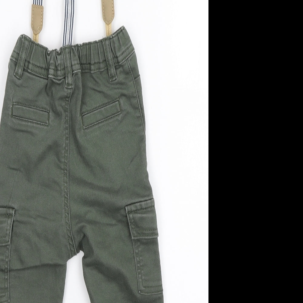 H&M Boys Green   Cargo Trousers Size 2 Years