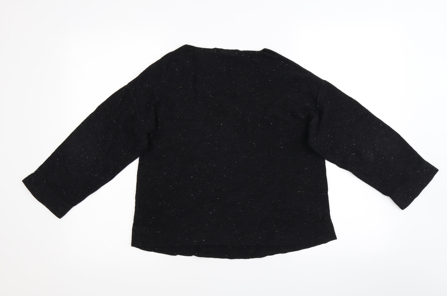Zara Girls Black   Pullover Jumper Size 9-10 Years