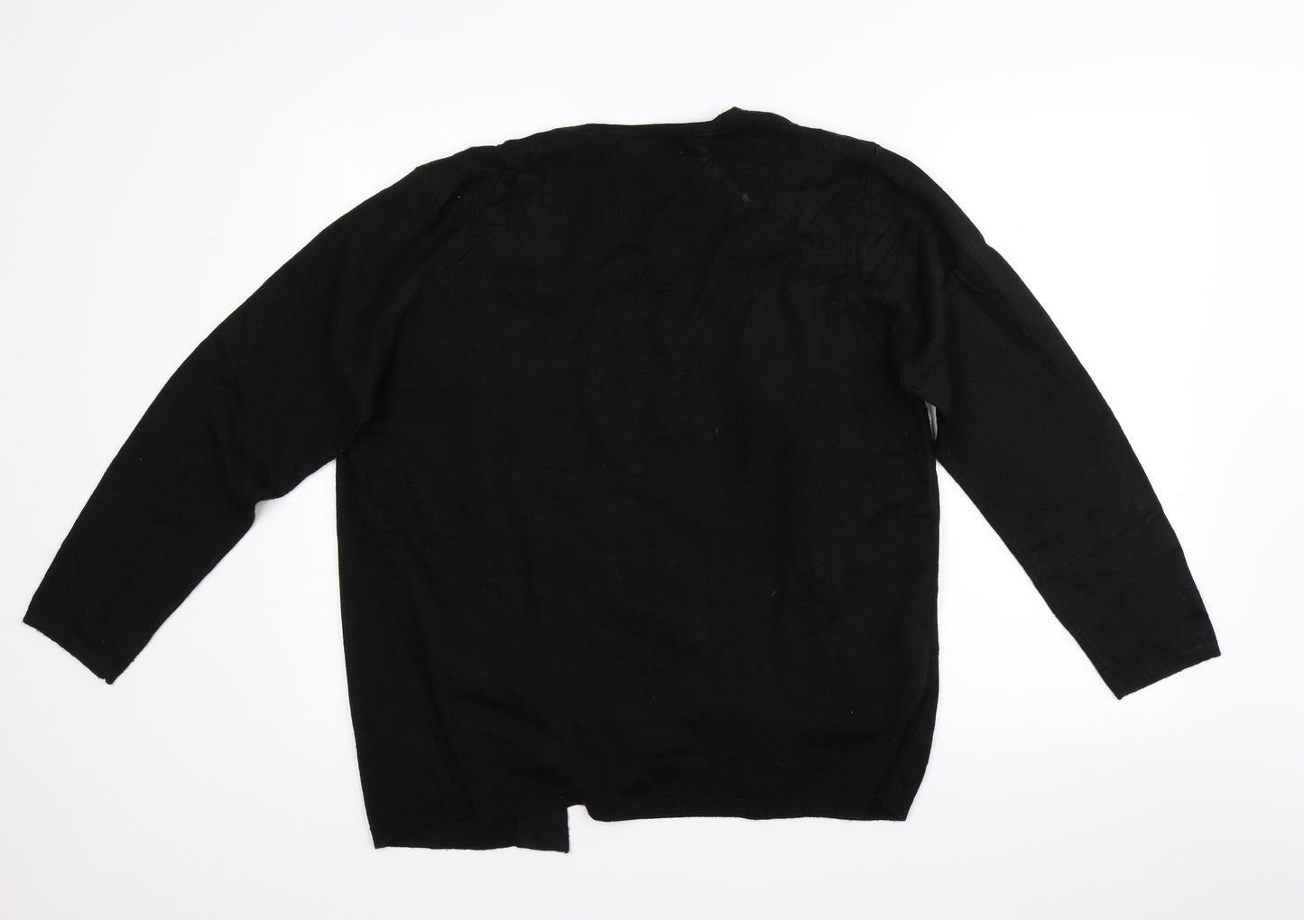 Cashmasoft Womens Black   Cardigan Jumper Size L