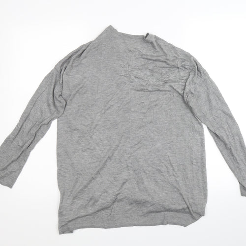 H&M Womens Grey   Cardigan Jumper Size M