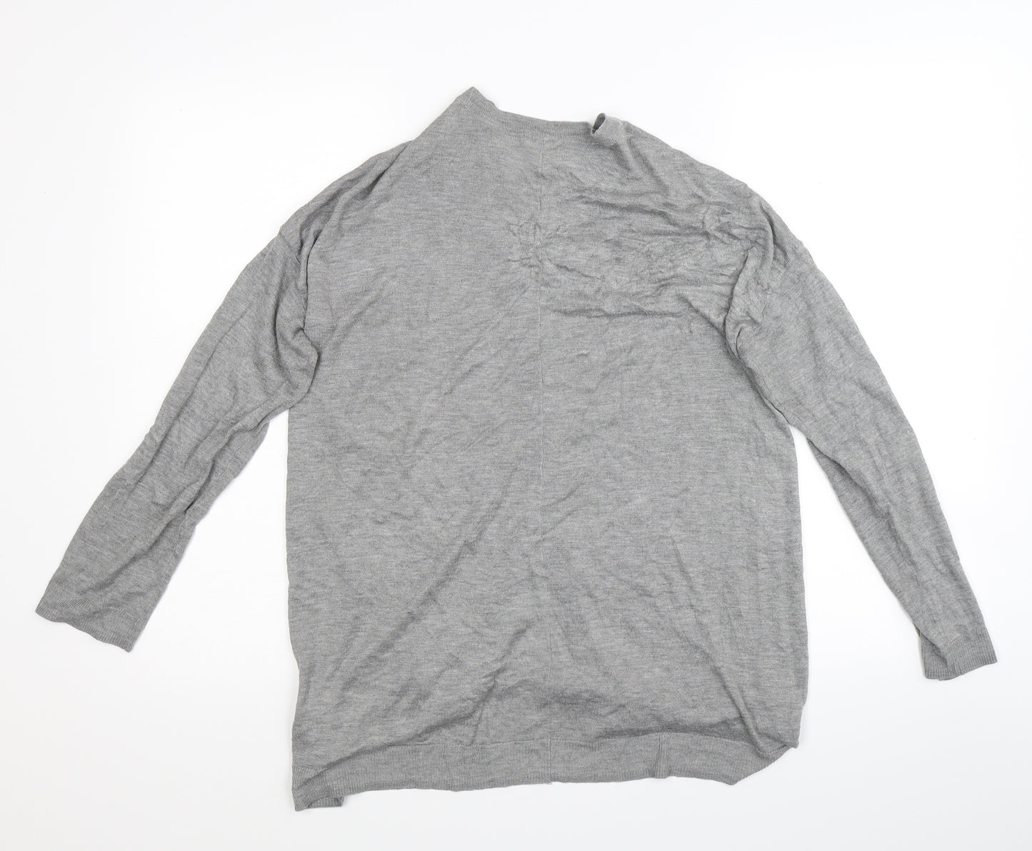 H&M Womens Grey   Cardigan Jumper Size M