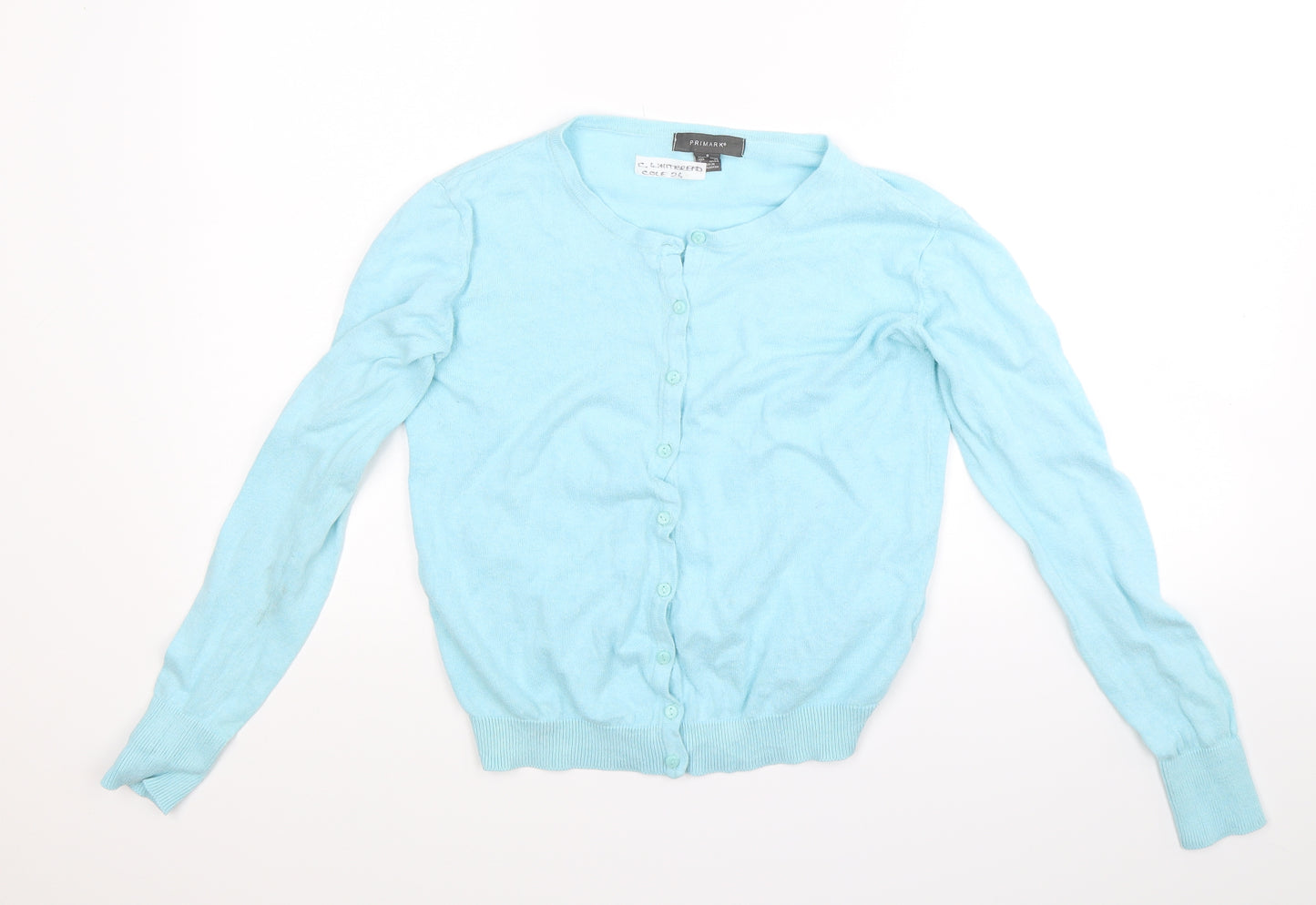 Primark Boys Blue   Cardigan Jumper Size S