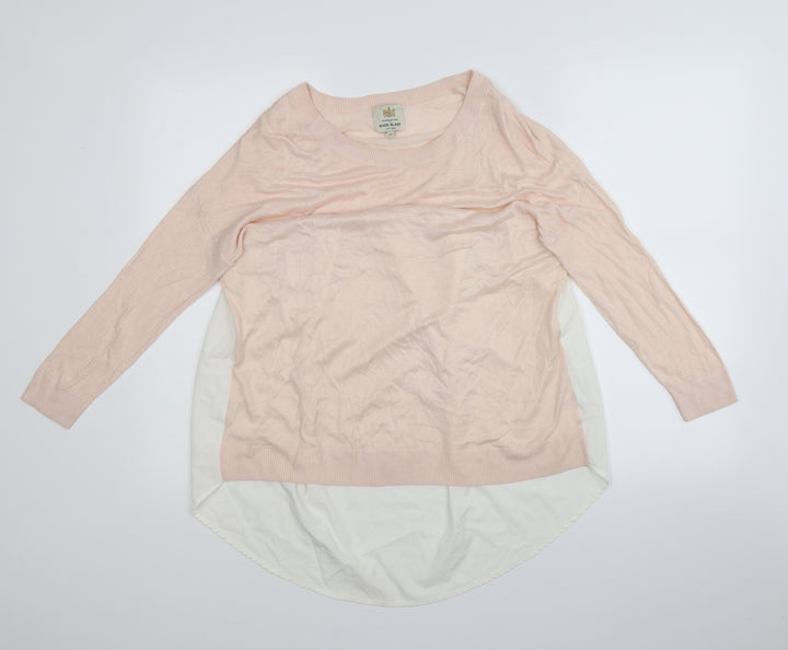 River Island Womens Pink Pullover Jumper Size 12