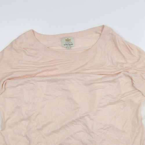 River Island Womens Pink   Pullover Jumper Size 12