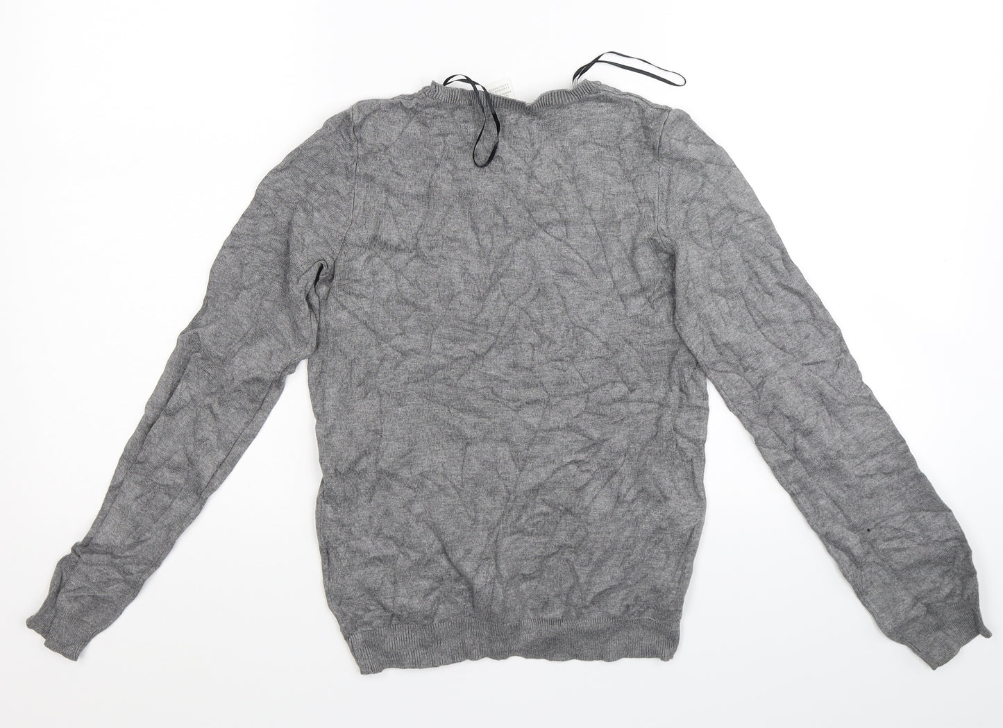 H&M Womens Grey   Pullover Jumper Size XS
