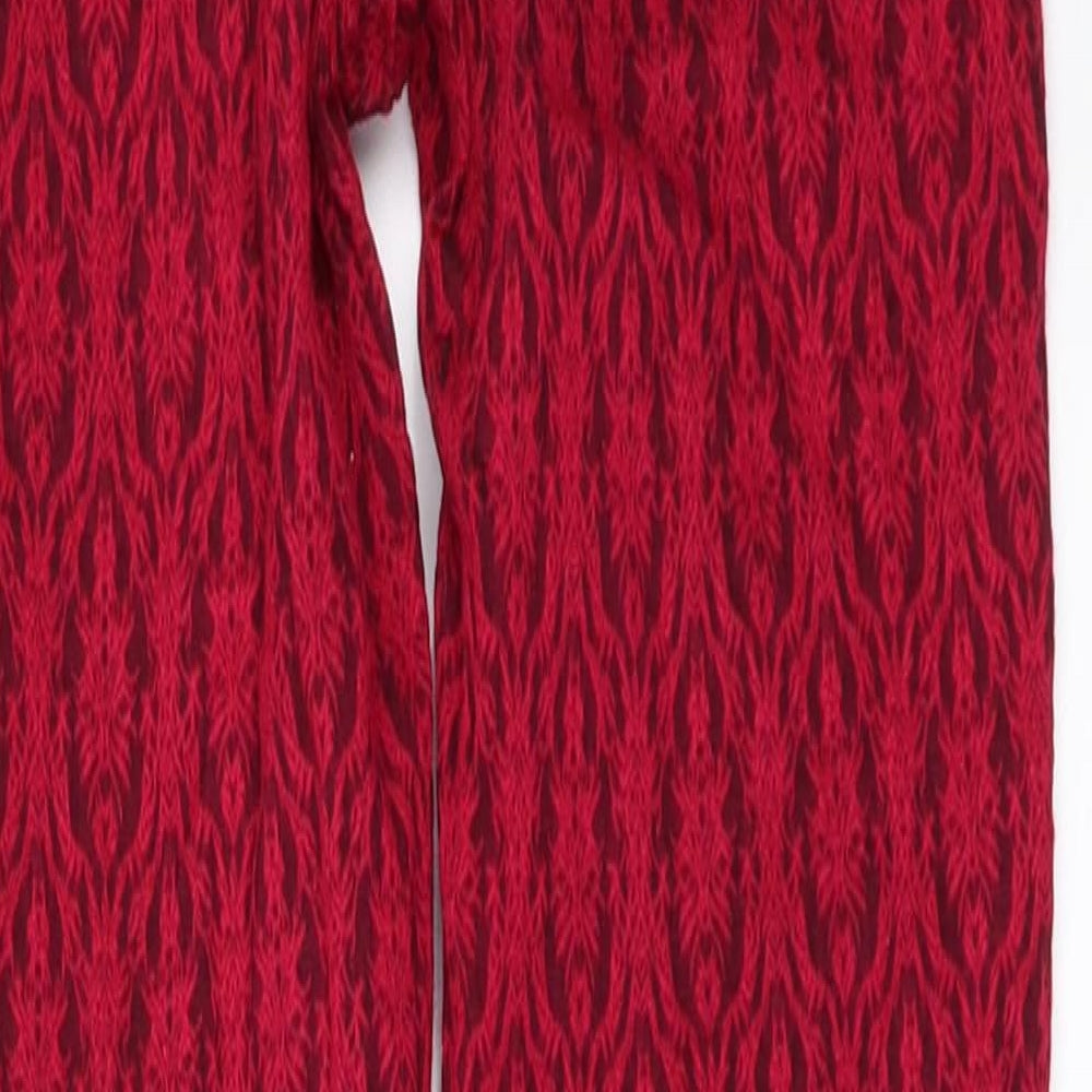 GONDOLA BUE Womens Red  Denim Skinny Jeans Size XS L27 in