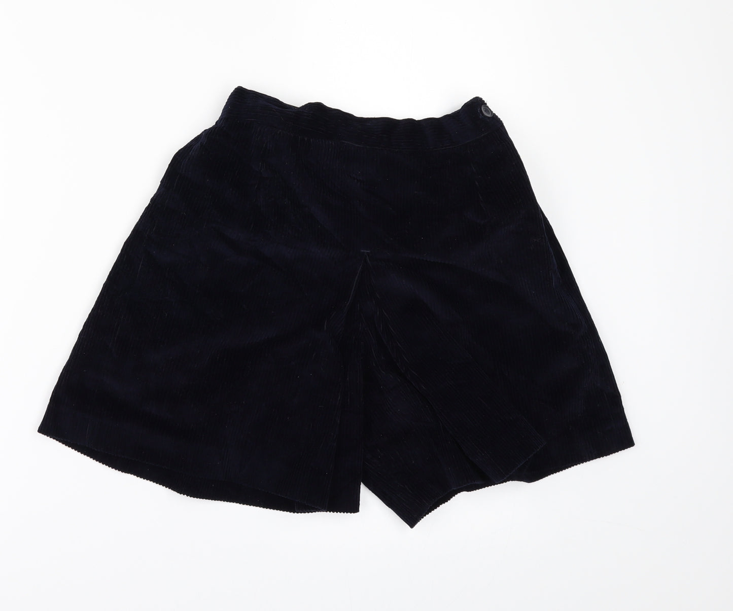 School Blazer Girls Blue  Corduroy Paperbag Shorts Size M
