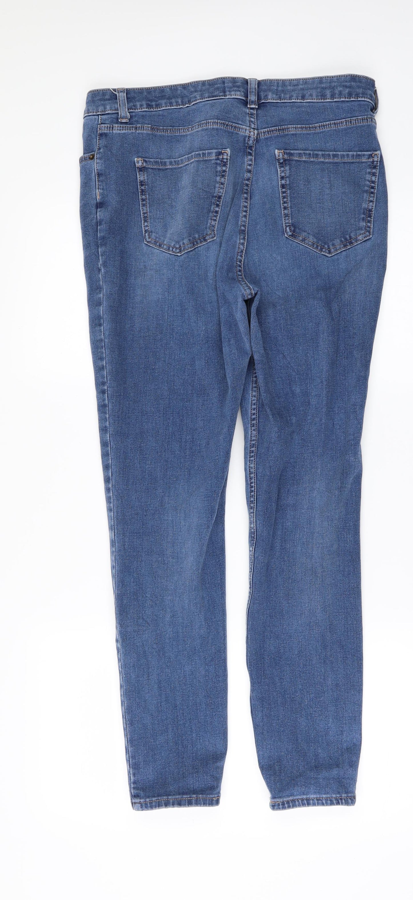 NEXT Womens Blue  Denim Skinny Jeans Size 14 L29 in
