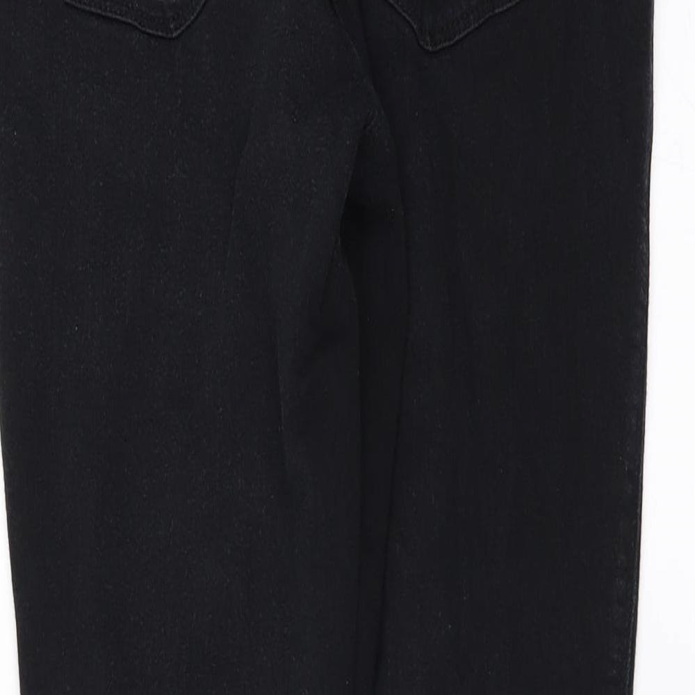 NEXT Womens Black  Denim Skinny Jeans Size 12 L28 in