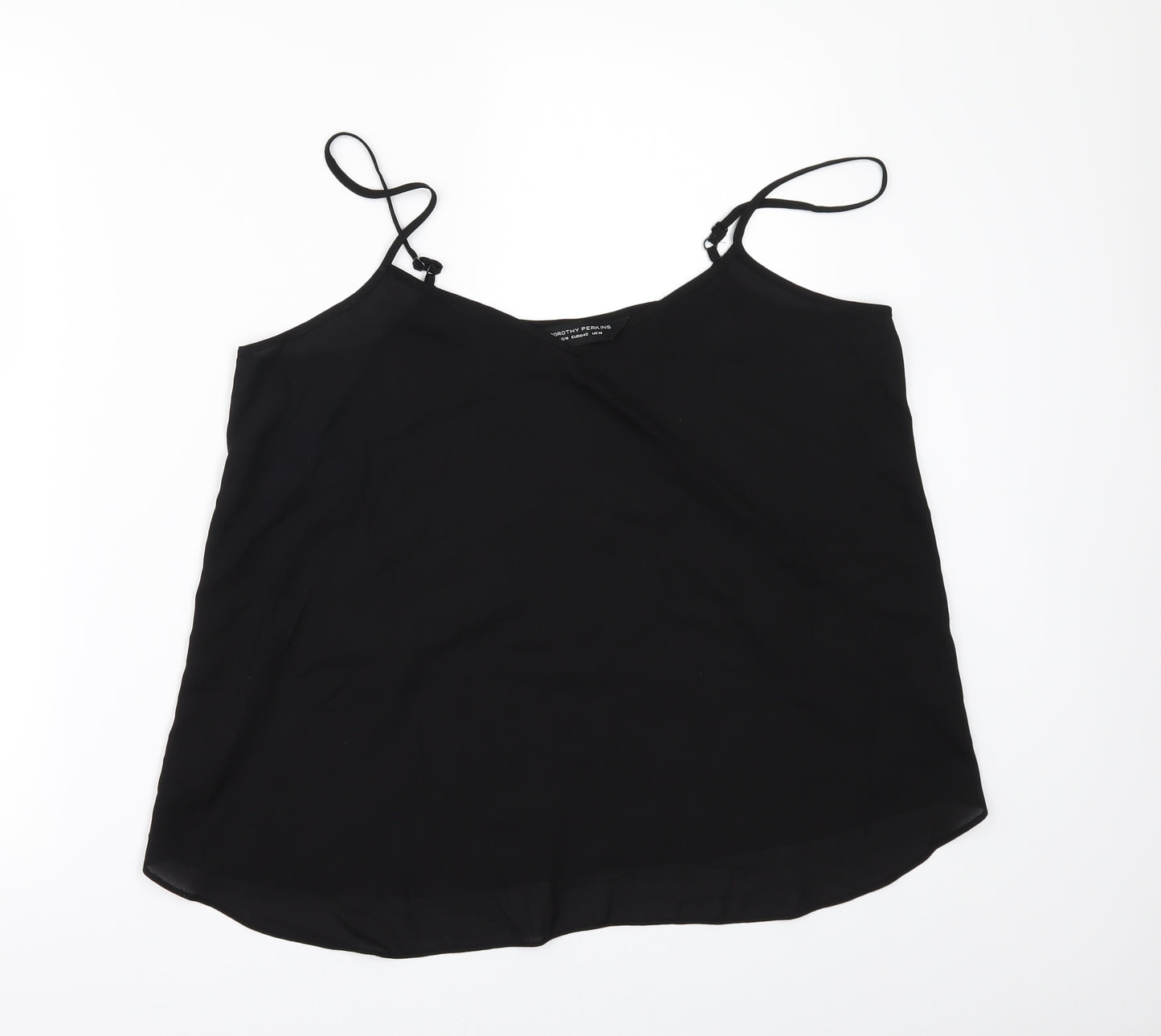 Dorothy Perkins Womens Black   Camisole Blouse Size 14