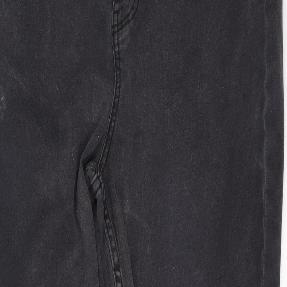 New Look Womens Black  Denim Skinny Jeans Size 14 L30 in