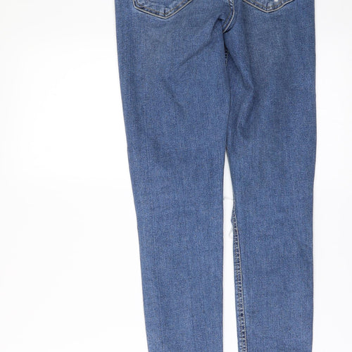 Topshop Womens Black  Denim Skinny Jeans Size 26 in L32 in