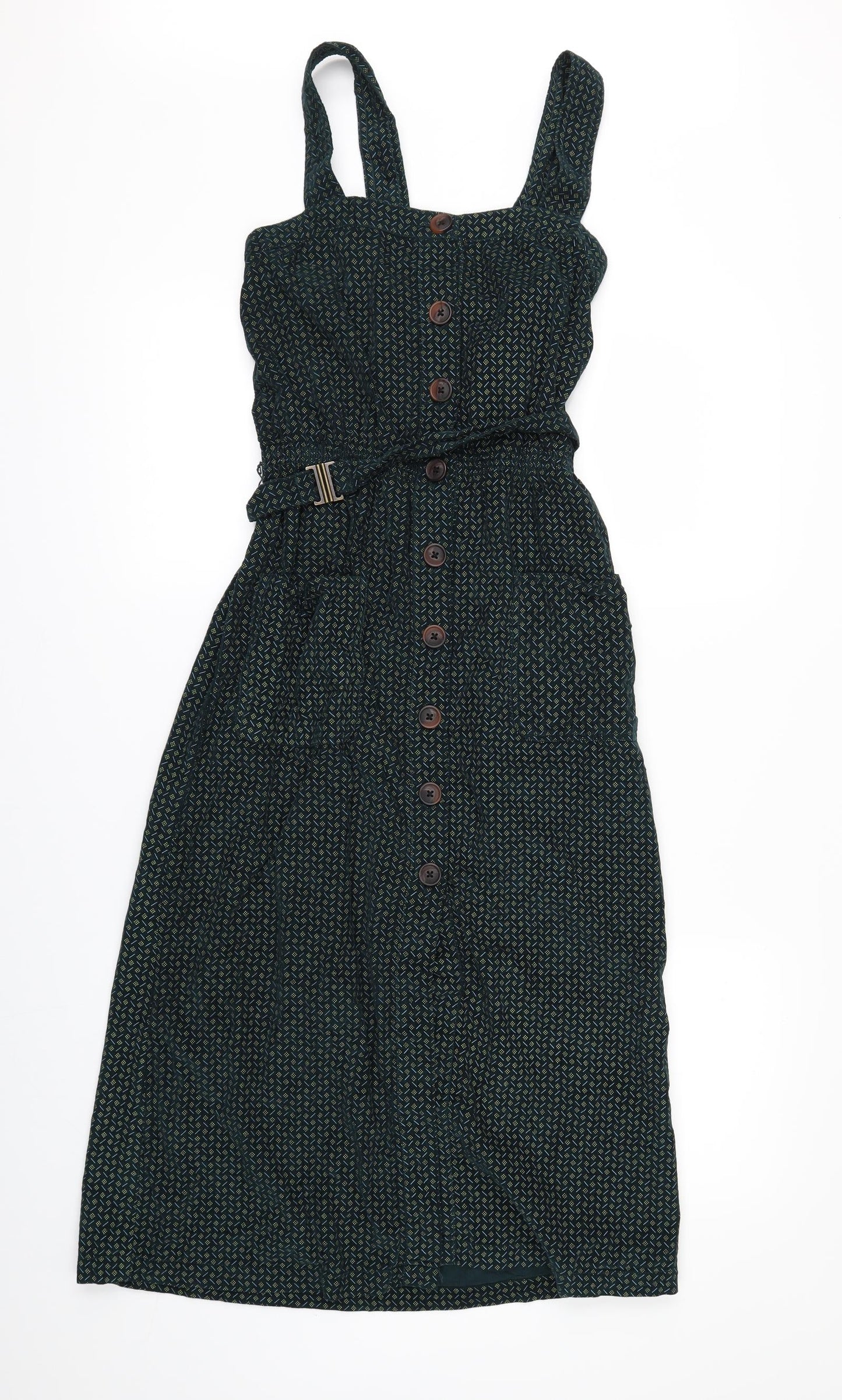 Urban Outfitters Womens Green  Corduroy A-Line  Size S