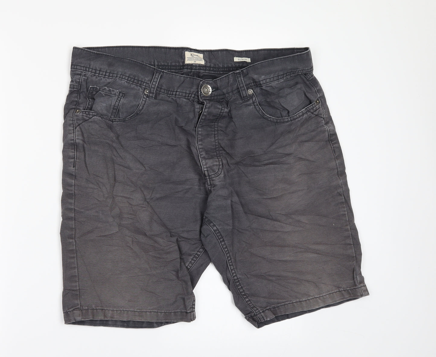 Matalan Mens Grey   Chino Shorts Size 36 in