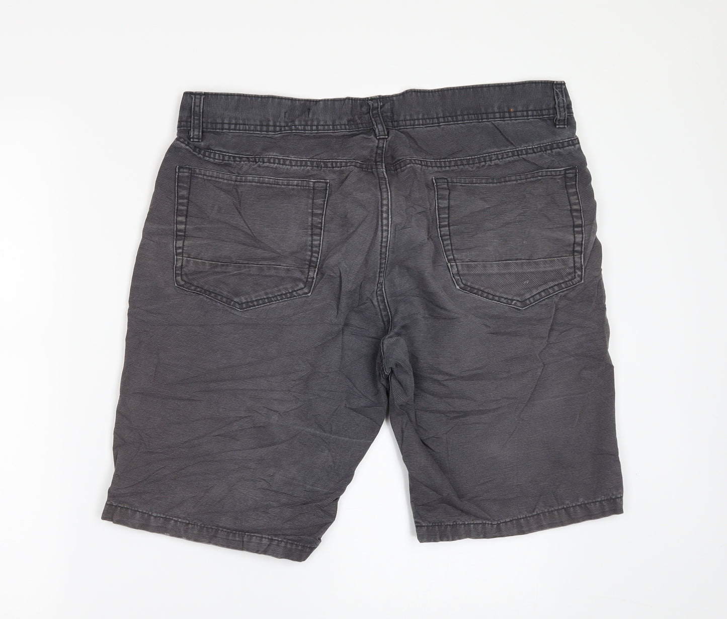 Matalan Mens Grey   Chino Shorts Size 36 in