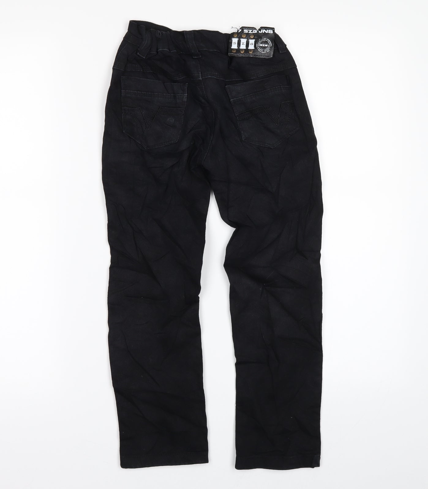 szg Boys Black  Denim Skinny Jeans Size 8-9 Years