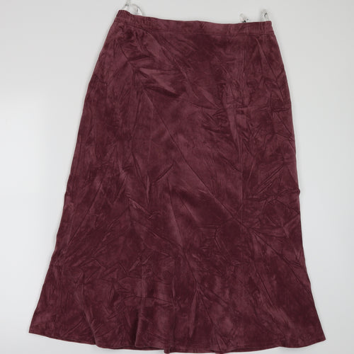 Oscar B Womens Pink   A-Line Skirt Size 14