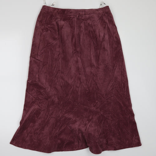 Oscar B Womens Pink   A-Line Skirt Size 14