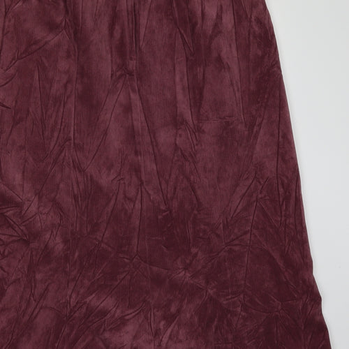 Oscar B Womens Pink   A-Line Skirt Size 14