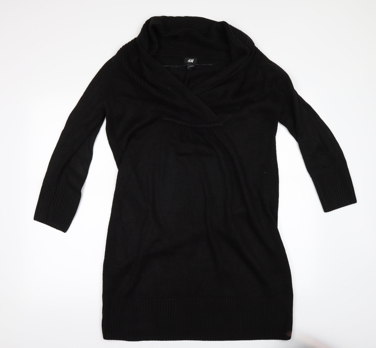 H&M Womens Black   Jumper Dress  Size M