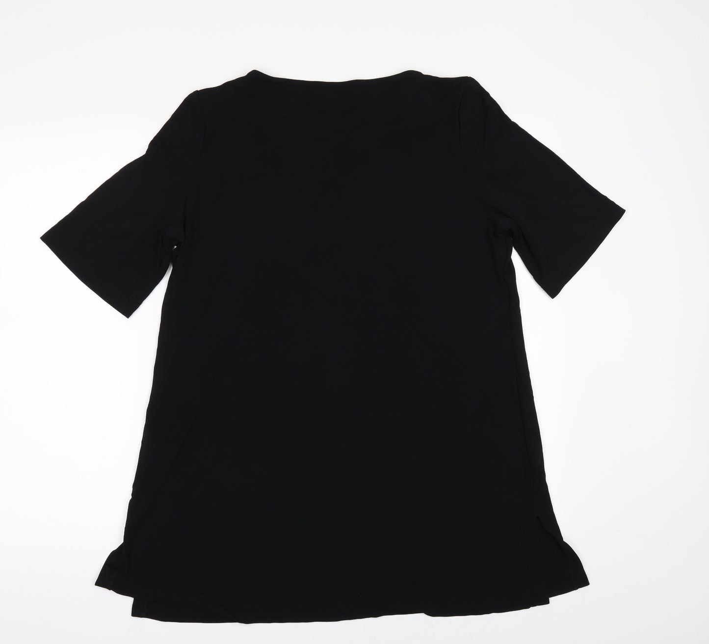 Marks and Spencer Womens Black   Basic T-Shirt Size 16