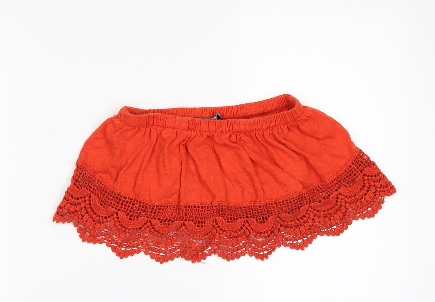 Primark Womens Orange   Cropped T-Shirt Size 8