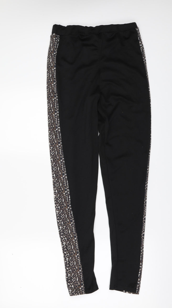 I SAW IT FIRST Womens Black   Carrot Trousers Size 10 L29 in