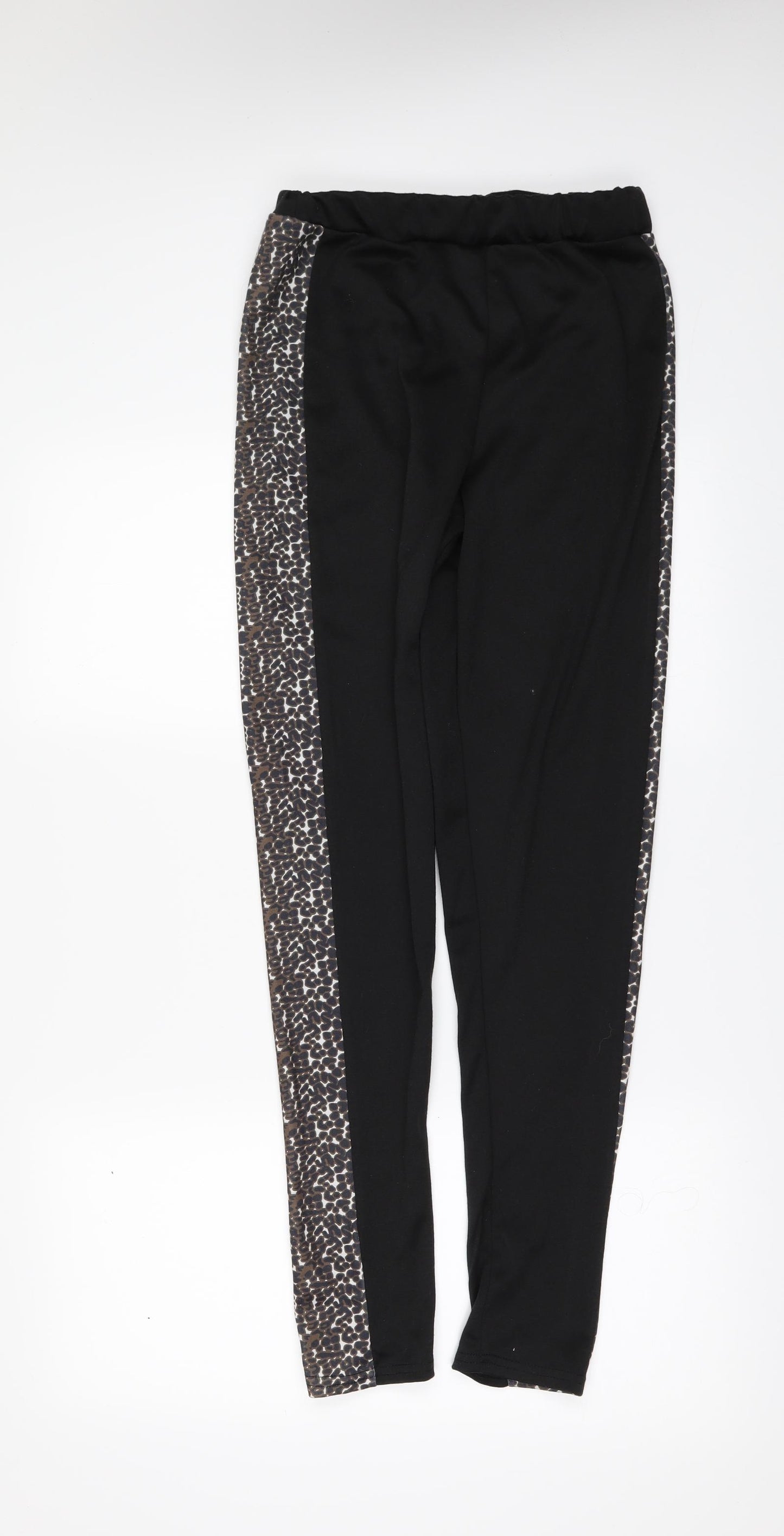 I SAW IT FIRST Womens Black   Carrot Trousers Size 10 L29 in