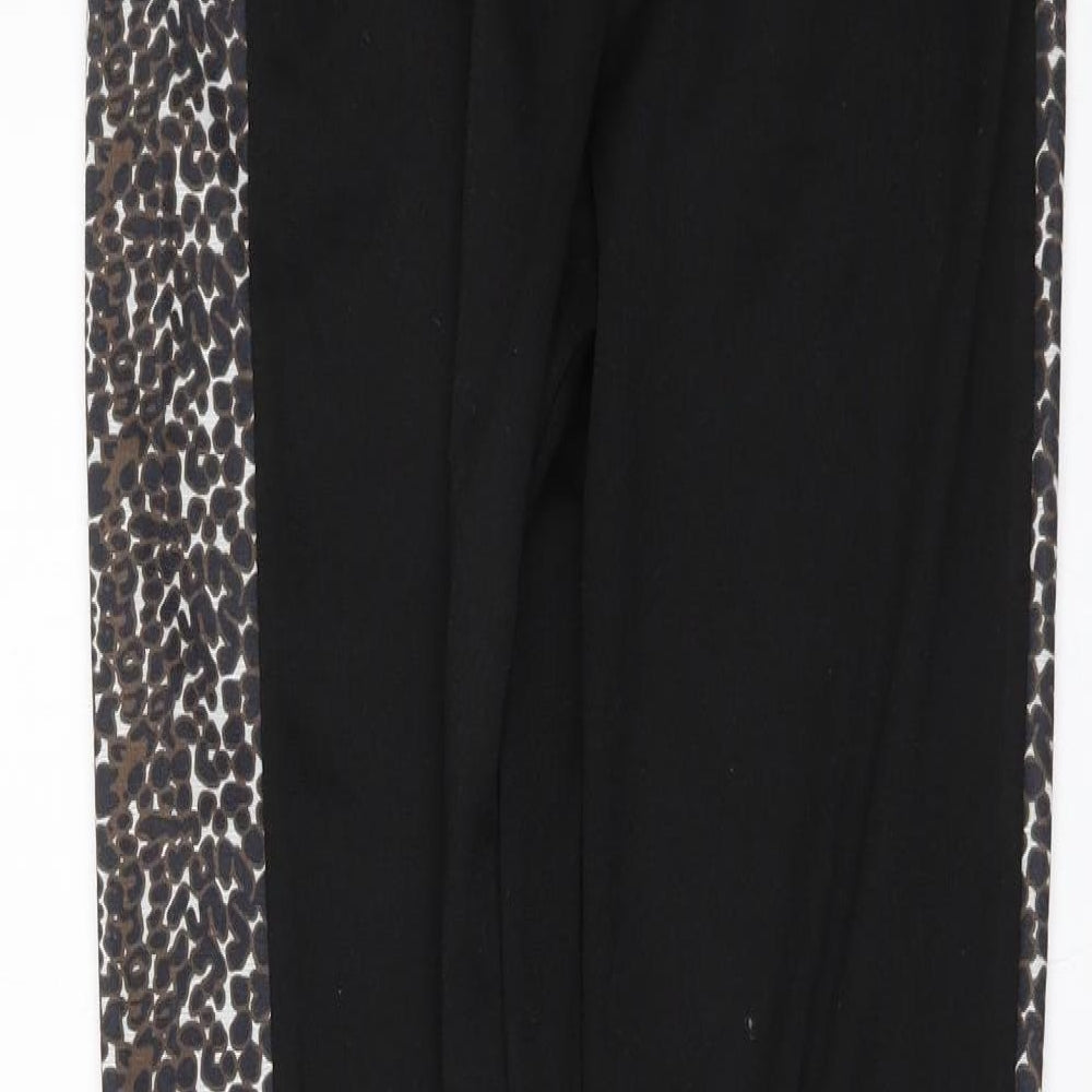 I SAW IT FIRST Womens Black   Carrot Trousers Size 10 L29 in