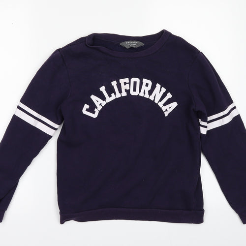 Primark Girls Blue   Pullover Sweatshirt Size 11-12 Years