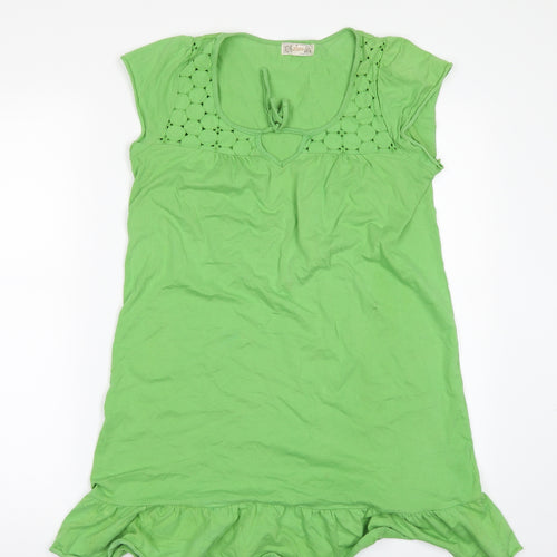 XOYE Womens Green   Basic T-Shirt Size M  - E