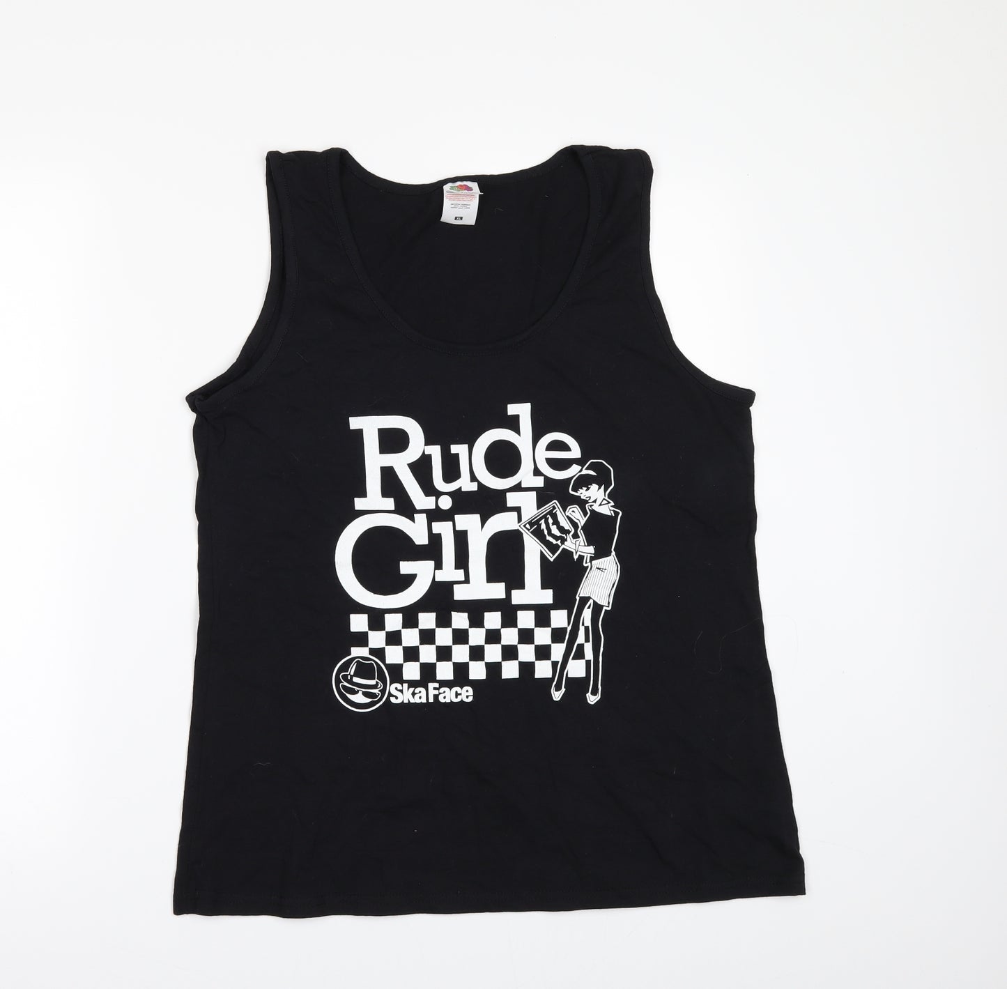 Gildan Mens Black    T-Shirt Size XL  - RUDE GIRL