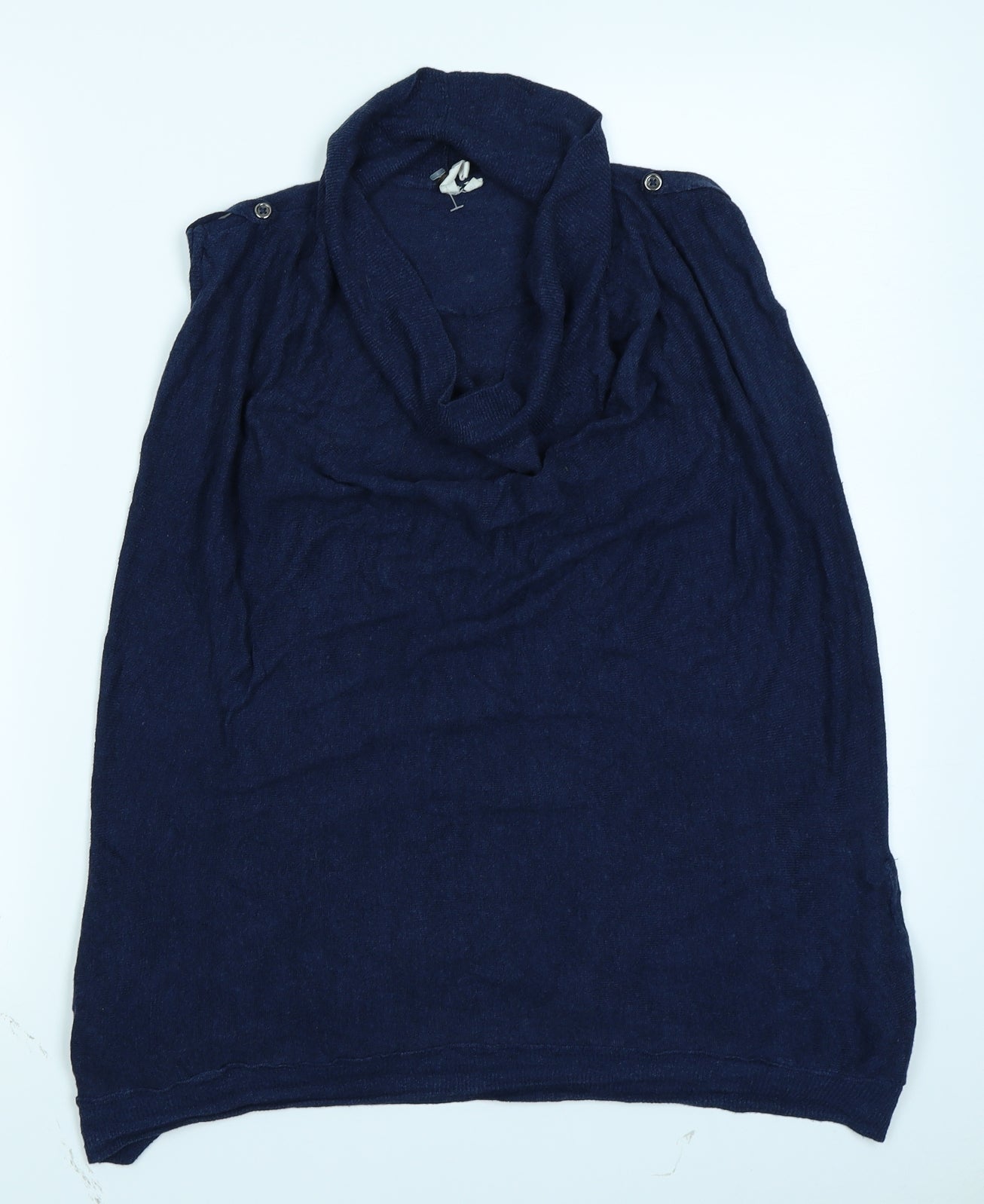 White Stuff Womens Blue   Vest Jumper Size 16