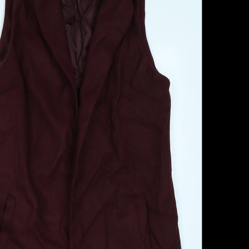 New Look Womens Purple   Gilet Blazer Size 18