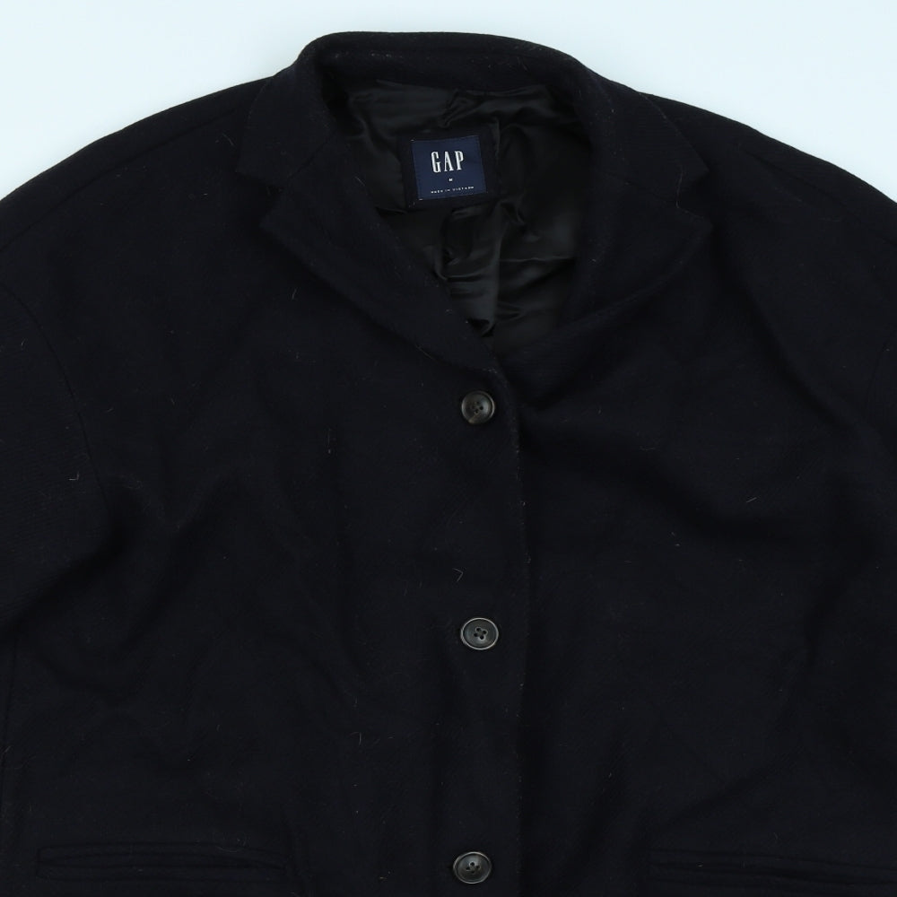 Gap Mens Blue   Overcoat Coat Size M