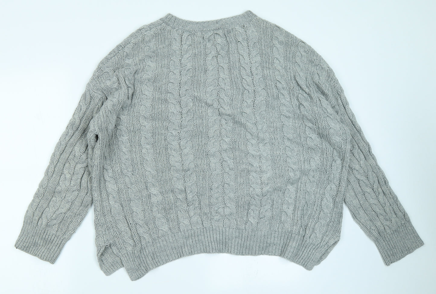 Atmosphere Womens Grey  Knit Pullover Jumper Size L